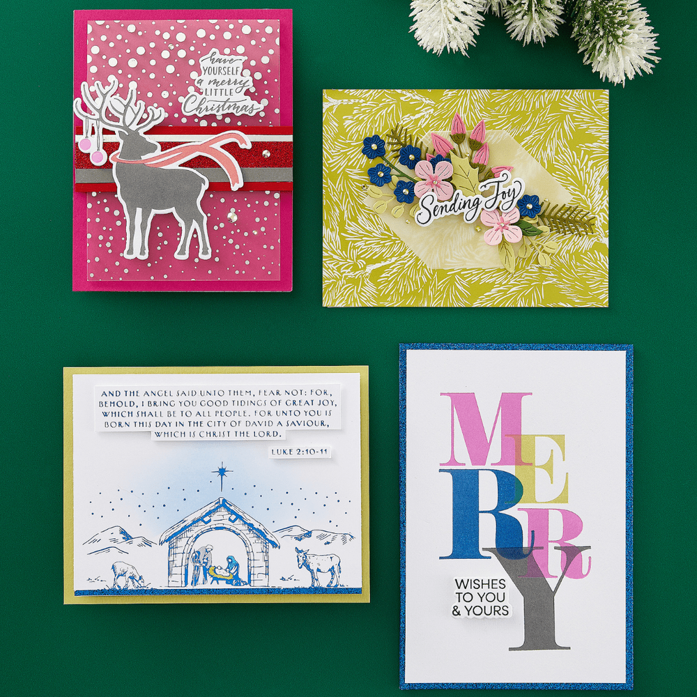 Color Mix Merry Registration Press Plates from the Home for the Holidays Collection