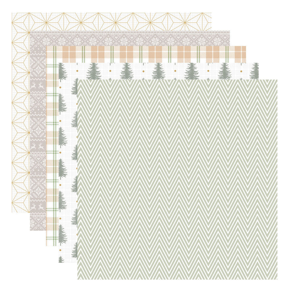 Rosie's Studio Sleigh Bells Ring 6 x 6" Designer Paper Pad