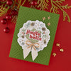 Rosie's Studio Sleigh Bells Ring Foil Puffy Stickers 2 sheets