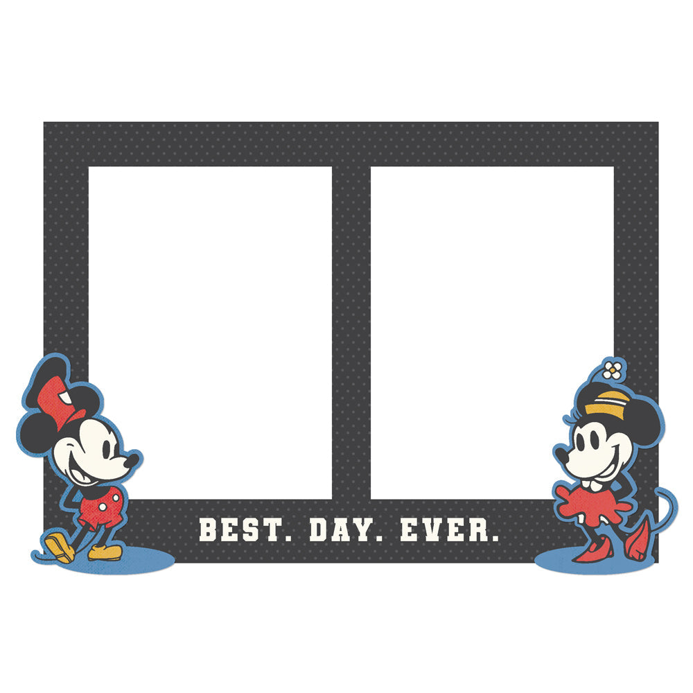 Simple Stories Say Cheese Classic Mouse - Chipboard Frames