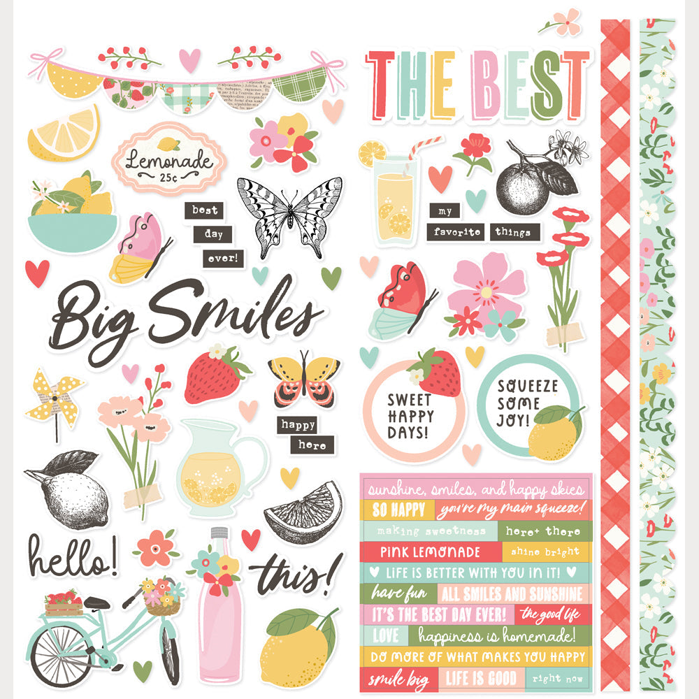 Simple Stories Pink Lemonade Collection Kit