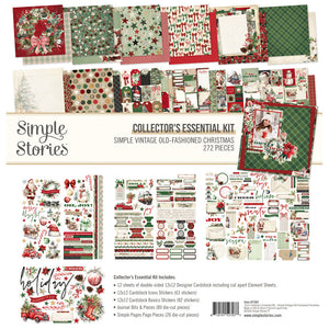 Simple Stories Simple Vintage Old-Fashioned Christmas Collectors Essentials Kit