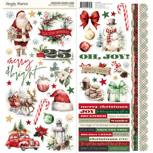 Simple Stories Simple Vintage Old-Fashioned Christmas Cardstock Stickers - Icons