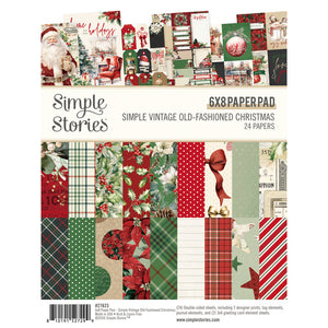 Simple Stories Simple Vintage Old-Fashioned Christmas 6 x 8" Paper Pad