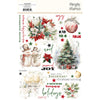 Simple Stories Simple Vintage Old-Fashioned Christmas Rub-On Transfers