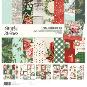 Simple Stories Simple Vintage Evergreen Memories Collection Kit