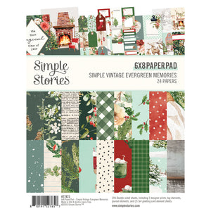 Simple Stories Simple Vintage Evergreen Memories 6 x 8" Paper Pad