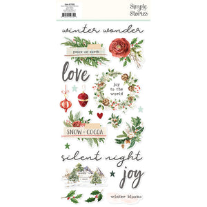 Simple Stories Simple Vintage Evergreen Memories Foam Stickers