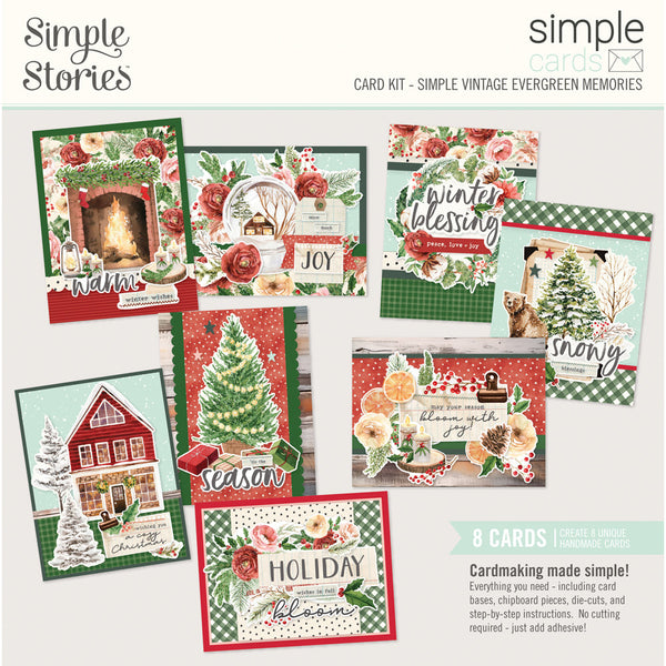 Simple Stories Simple Vintage Evergreen Memories Simple Cards Card Kit