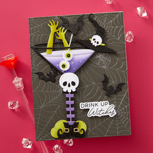 Boos! Cocktails Etched Dies