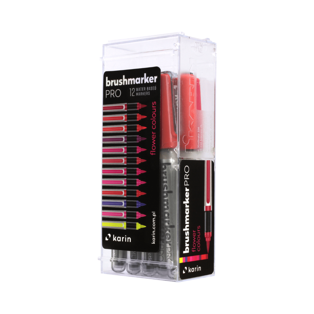 Karin Brushmarker PRO 12pc Flowers Set