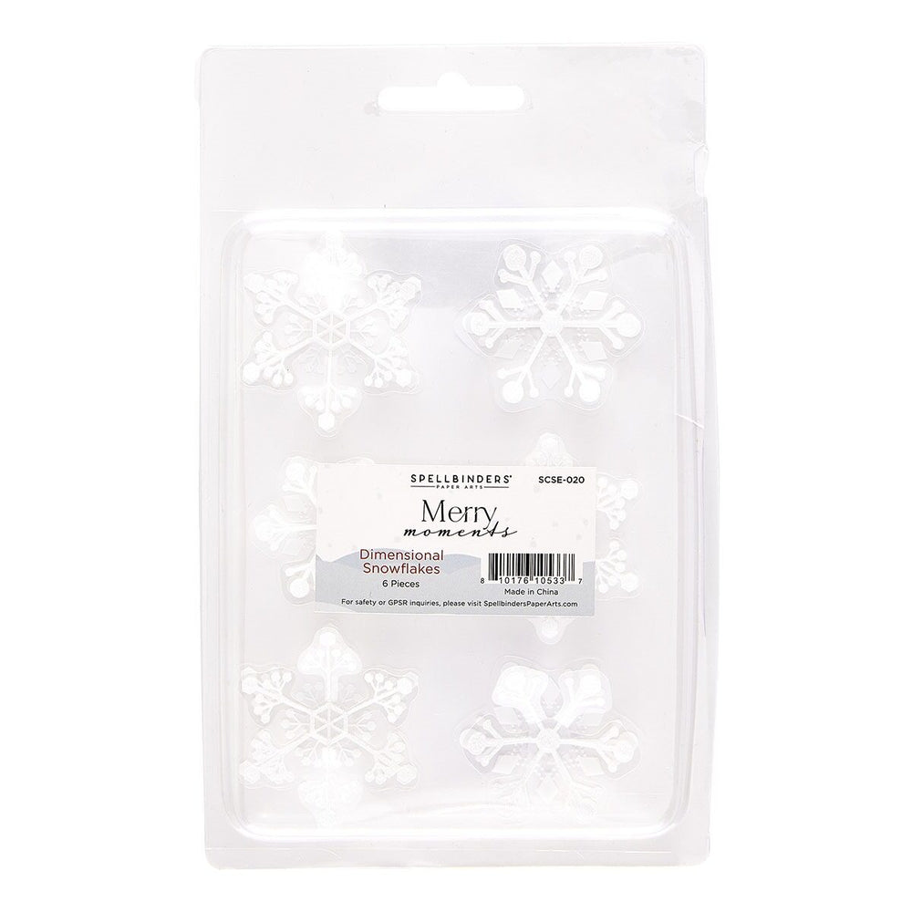 Merry Moments Dimensional Snowflakes