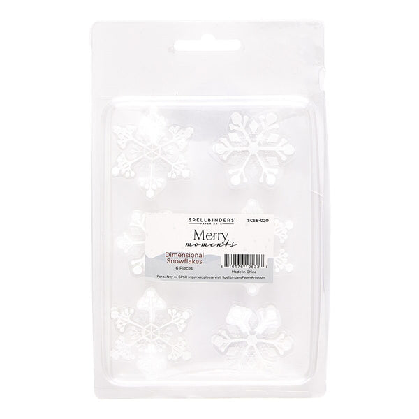 Merry Moments Dimensional Snowflakes