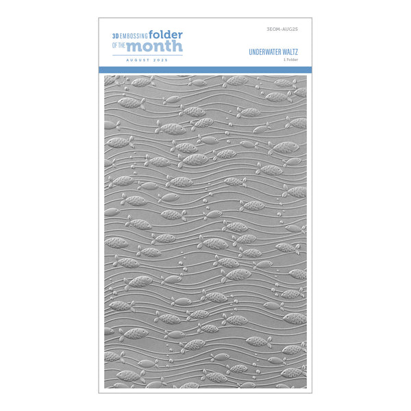 Underwater Waltz - 3D Embossing Folder of the Month
