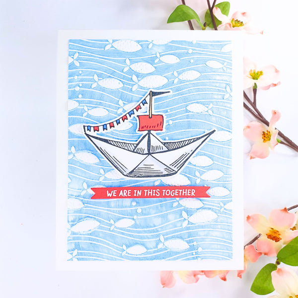 Underwater Waltz - 3D Embossing Folder of the Month