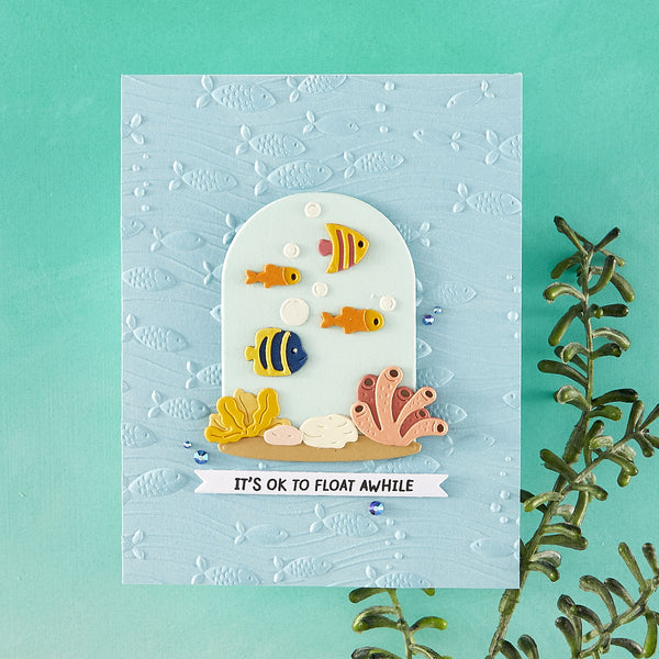 Underwater Waltz - 3D Embossing Folder of the Month