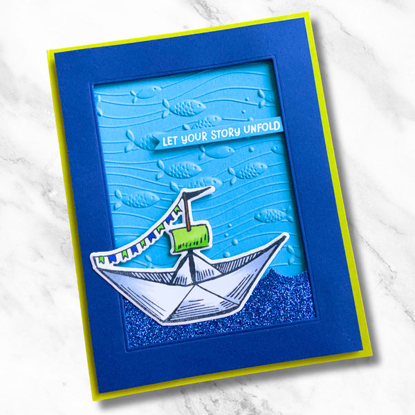 Underwater Waltz - 3D Embossing Folder of the Month