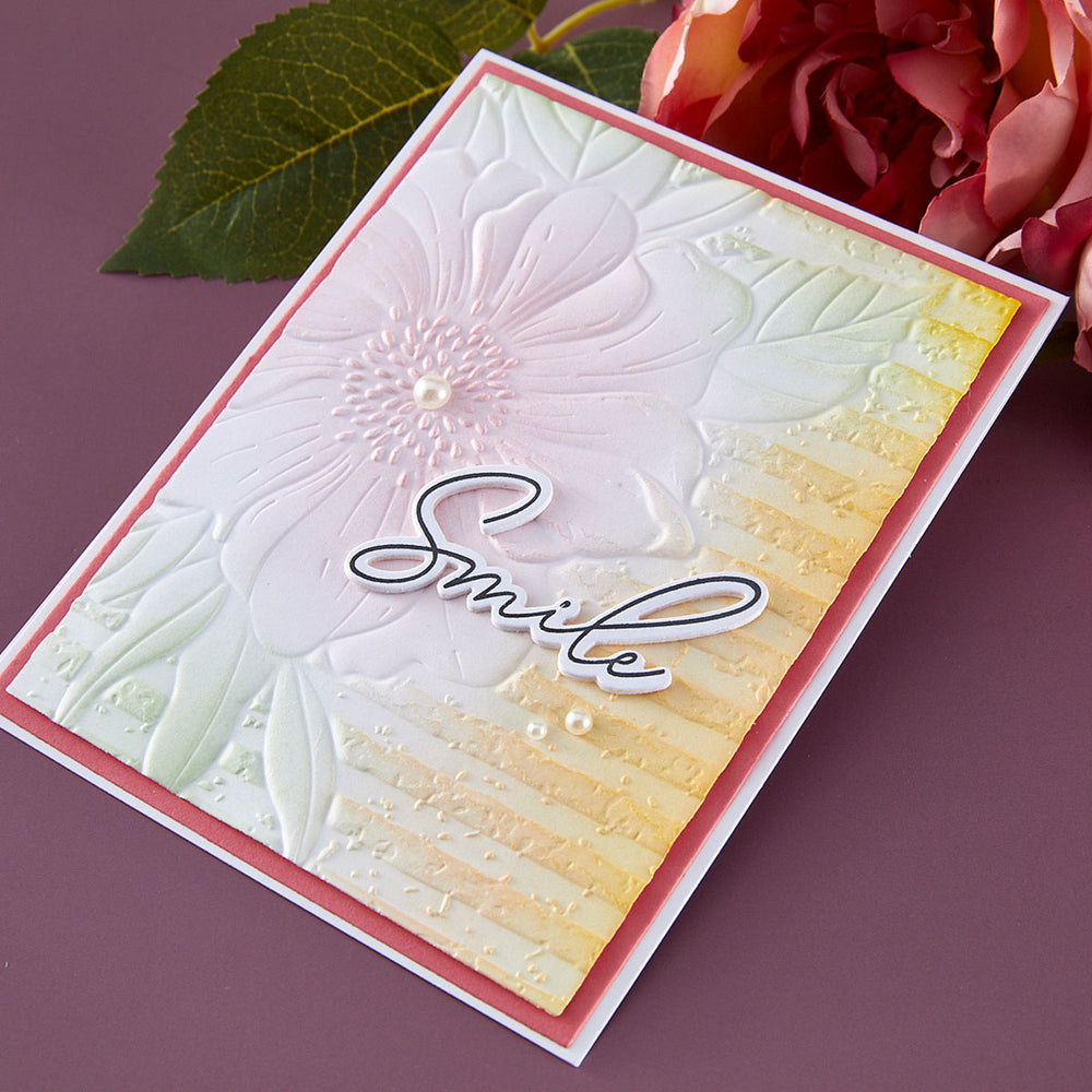 Cottage Wall- 3D Embossing Folder of the Month