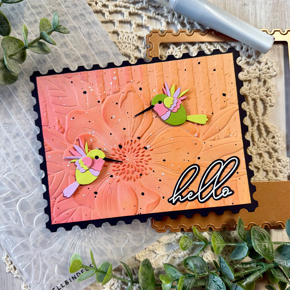 Cottage Wall- 3D Embossing Folder of the Month
