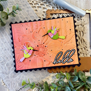 Cottage Wall- 3D Embossing Folder of the Month