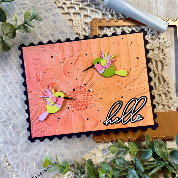 Cottage Wall- 3D Embossing Folder of the Month