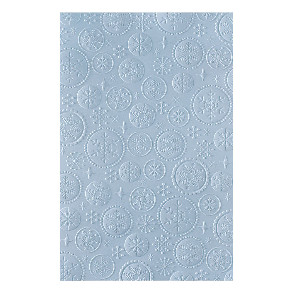 Starry Snowfall - 3D Embossing Folder of the Month