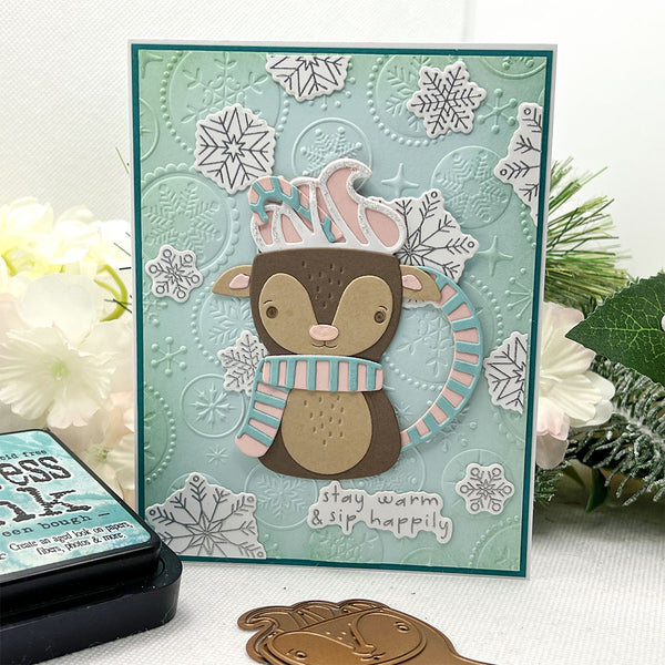 Starry Snowfall - 3D Embossing Folder of the Month
