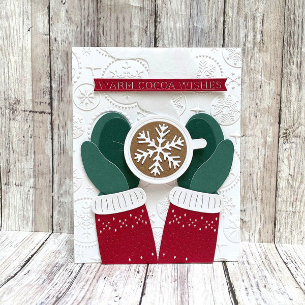 Starry Snowfall - 3D Embossing Folder of the Month
