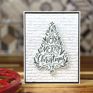 Brick by Brick - 3D Embossing Folder of the Month