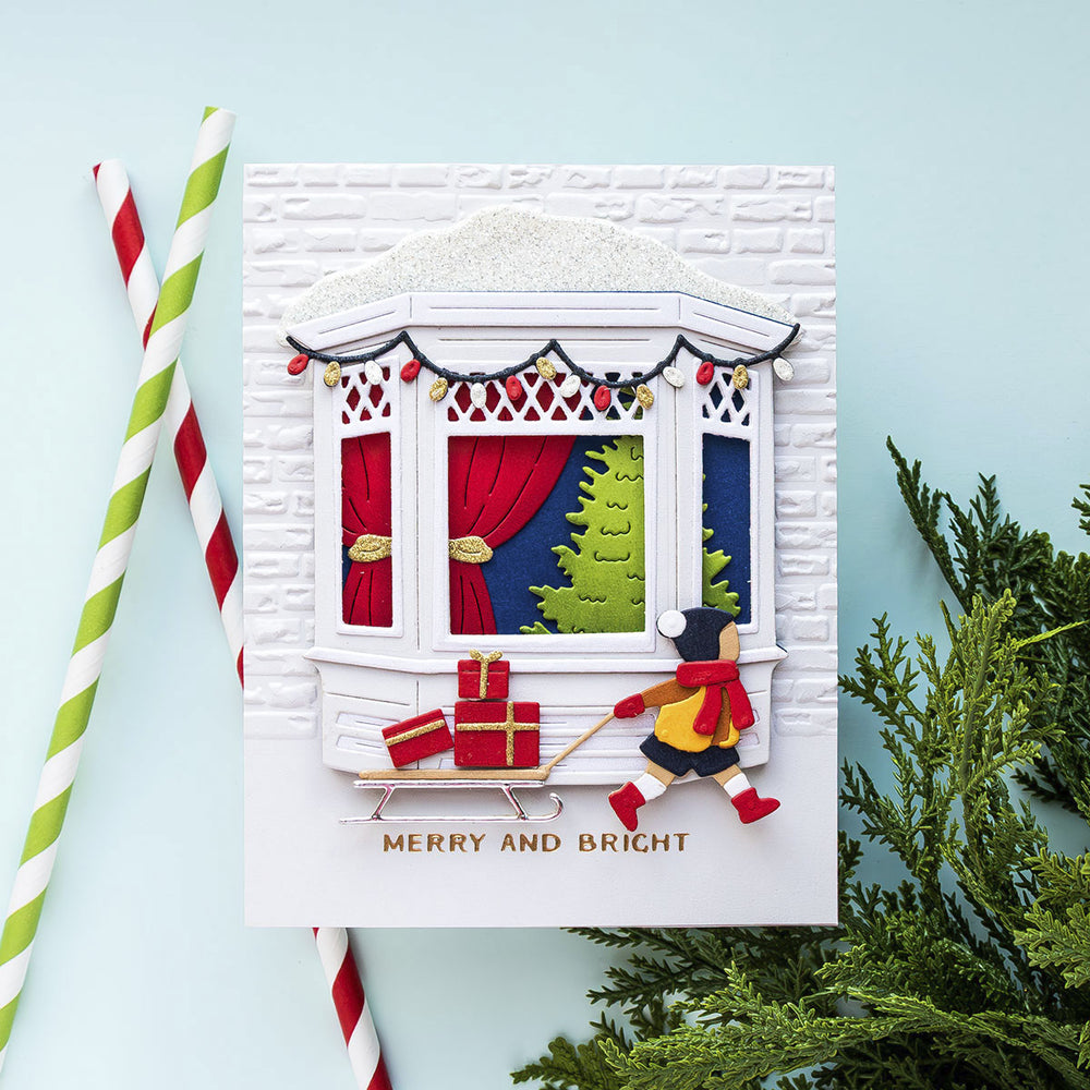 Brick by Brick - 3D Embossing Folder of the Month