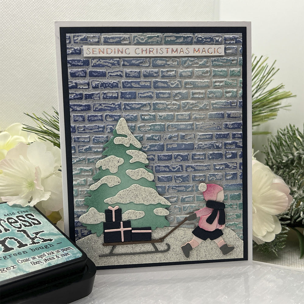 Brick by Brick - 3D Embossing Folder of the Month