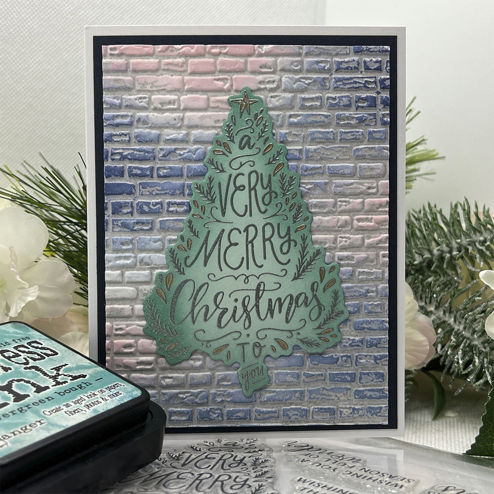 Brick by Brick - 3D Embossing Folder of the Month