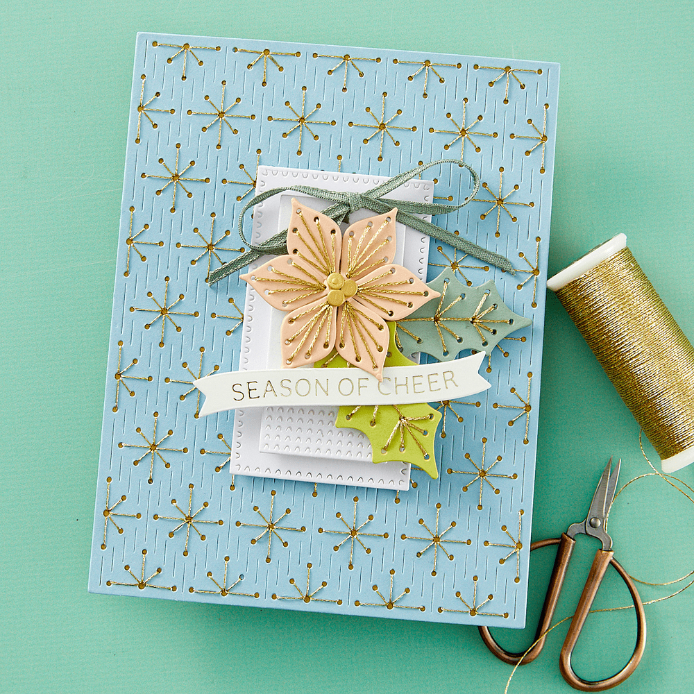 Stitched Starfilled Background Etched Dies from the Stitched Bright Collection