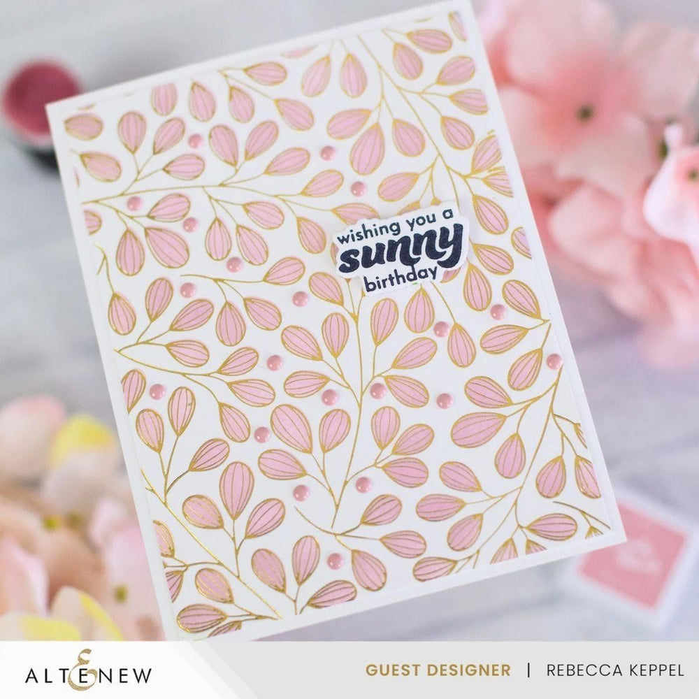 Altenew - Modern Leaf Background Press Plates
