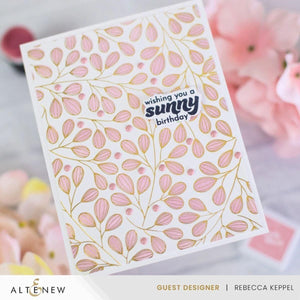 Altenew - Modern Leaf Background Press Plates