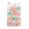Prima Christmas Blush by Frank Garcia Sparkling Holiday Dimensional Flowers