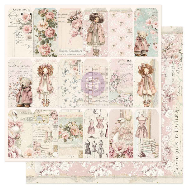Prima Buttons & Keepsakes by Frank Garcia 6 x 6" Paper Pad