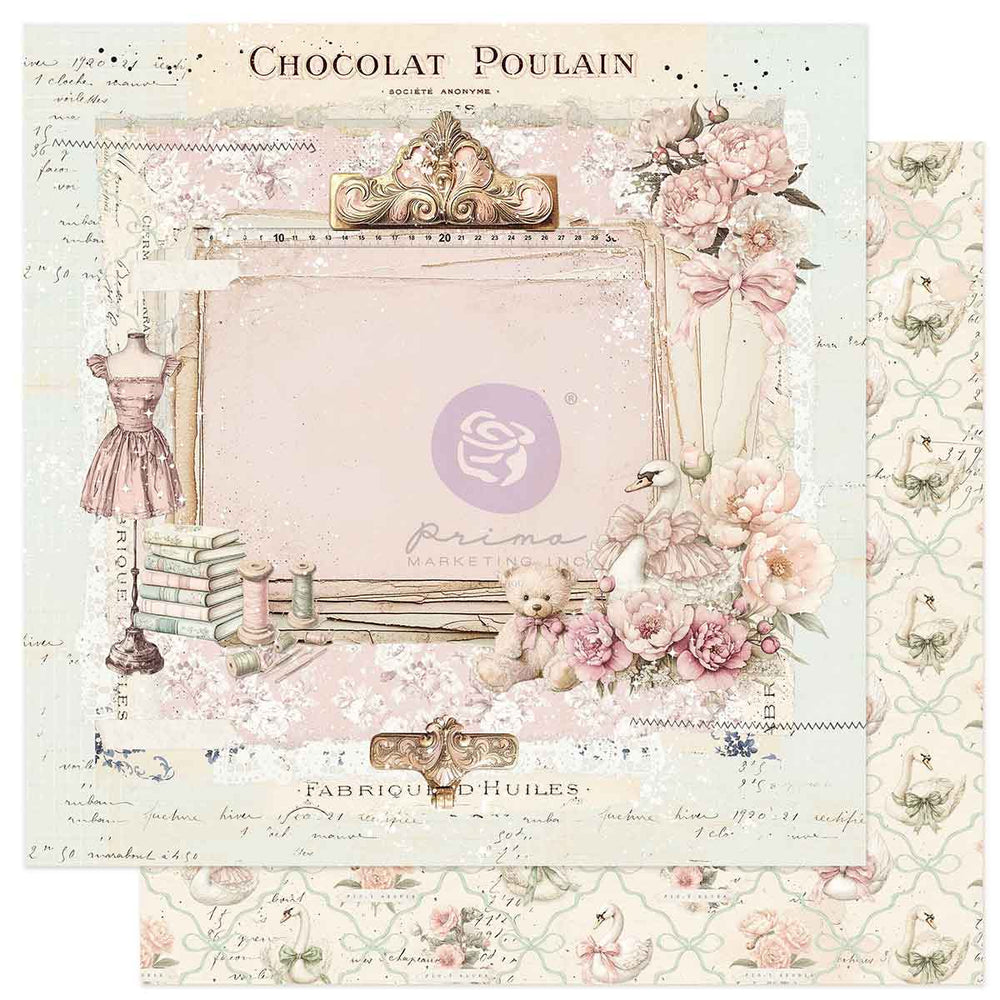 Prima Buttons & Keepsakes by Frank Garcia 12 x 12" Paper Pad