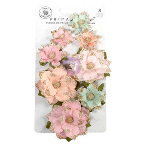 Prima Christmas Blush by Frank Garcia Warm & Cozy Dimensional Flowers