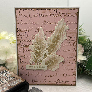 Feather Dream BetterPress Plates & Die Set by Dina Wakley