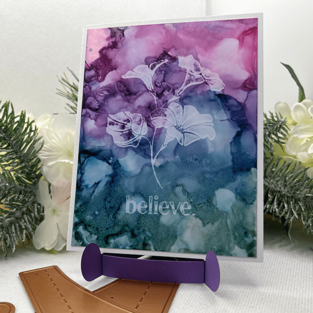 2025 DIY Calendar Press Plates and DIY Easel BetterPress Dies Bundle from the Florals Through the Year Collection