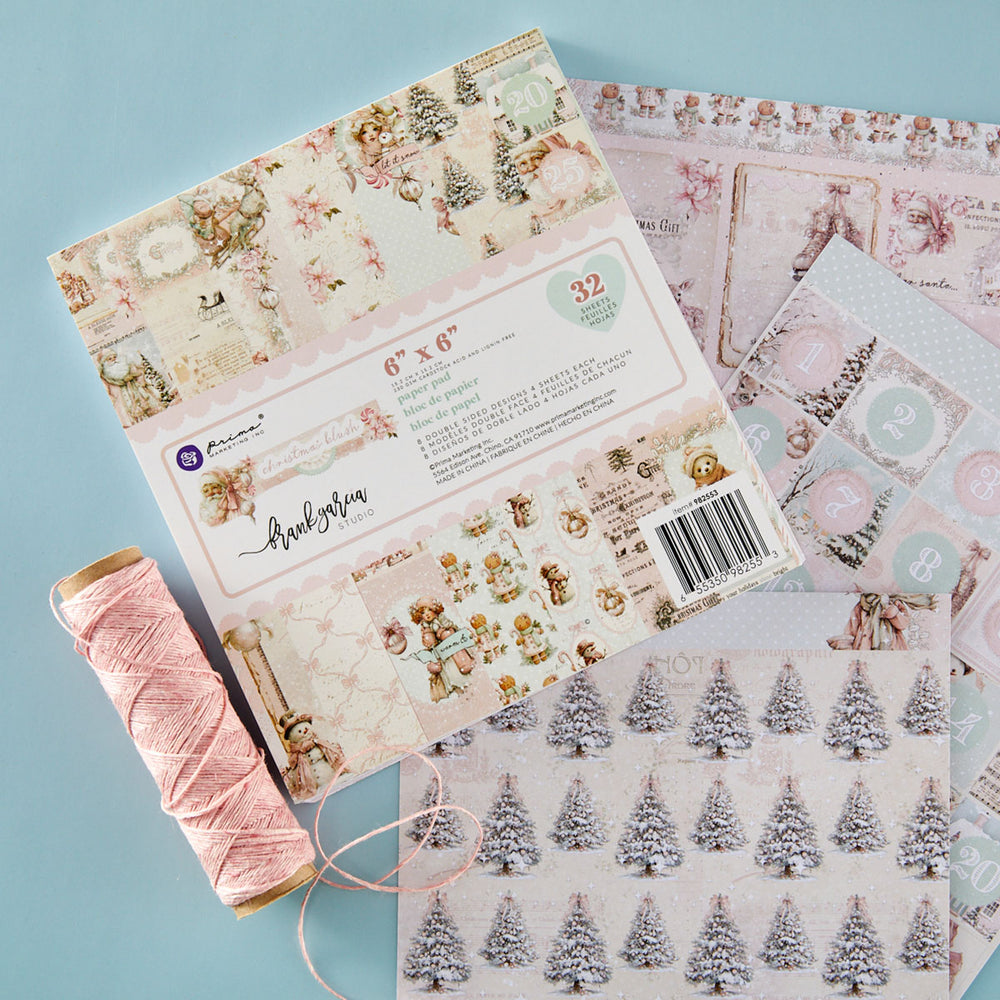 Prima Christmas Blush by Frank Garcia 6 x 6" Paper Pad