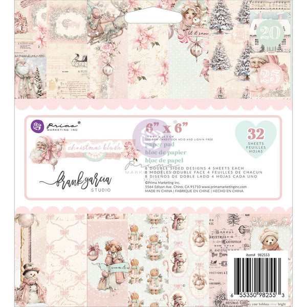 Prima Christmas Blush by Frank Garcia 6 x 6" Paper Pad