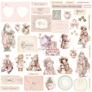Prima Christmas Blush by Frank Garcia Frosty Memories Ephemera