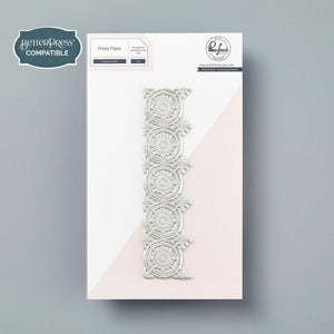PinkFresh Studio Medallion Border Press Plate