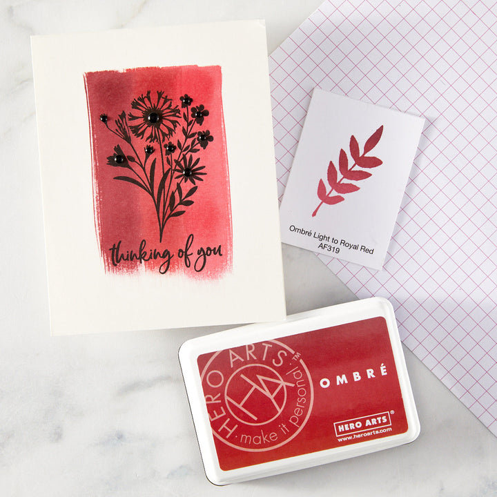 Ombré Light to Red Royal Ink Pad