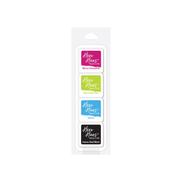 Hero Hues Reactive Ink Pad Cubes - Vivid Palette