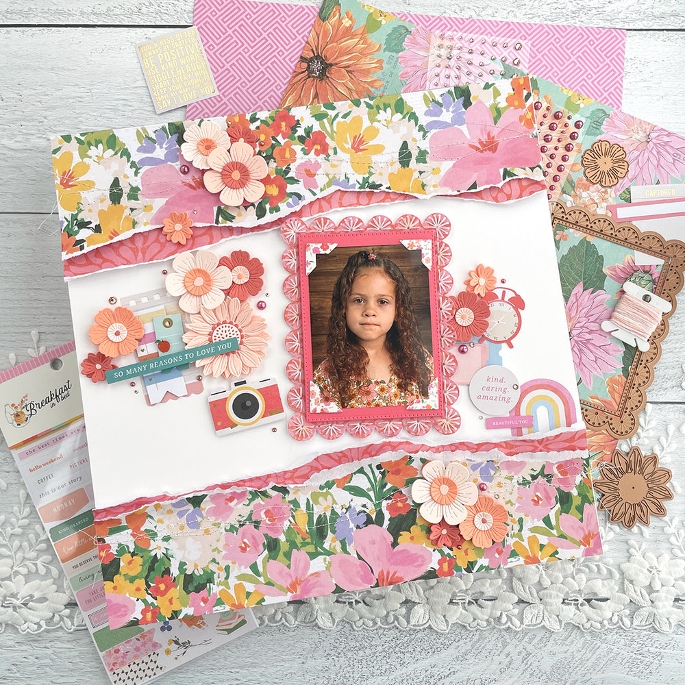 Rosie's Studio Breakfast in Bed 12x12" Designer Paper Pack