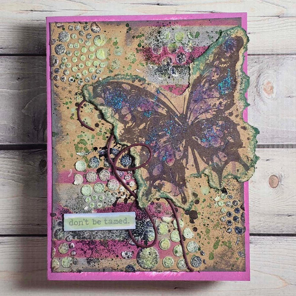 Butterfly Splatter BetterPress Plate & Die Set