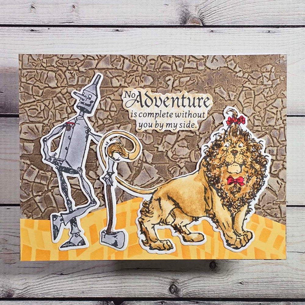 Tin Man, Scarecrow & Lion Press + Foil Plate & Die Set by Graphic45